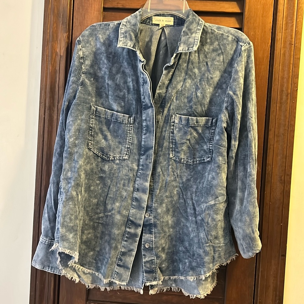 Cloth & stone corduroy acid shirt